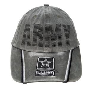 U.S. Army Strapback Baseball Cap Green One Size Adjustable Embroidered KYS